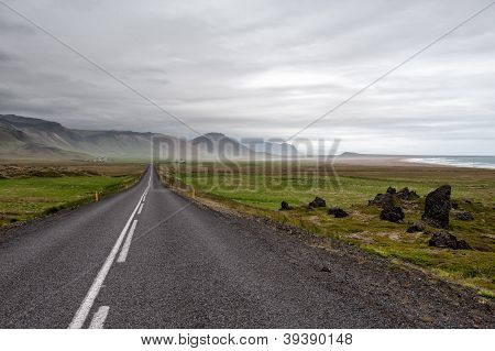 Road 54 op Snaefellsnes, IJsland