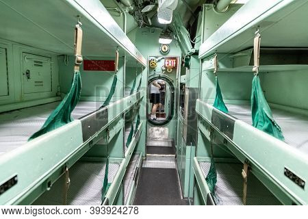 New York City, Usa - March 29, 2020: Submarine Uss Growler At New York City