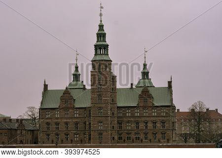 Panoramic View From Rosenborg Castle, Copenhague, Denmark 2019
