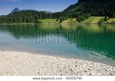 Lake Haldensee With Turquoise Water