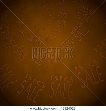3D Render Of A Waved Waved Label