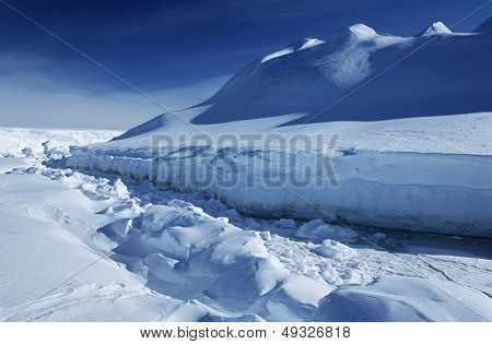 Antarktyda Morze Weddella Riiser Szelfowy Larsena