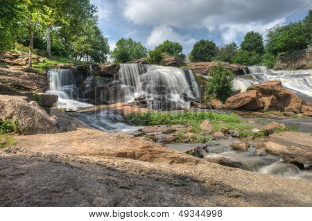 Hdr Falls Park On The Reedy River