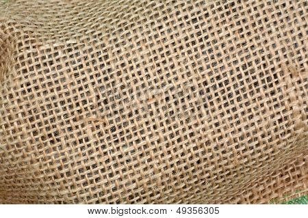 Jute-Gewebe-detail