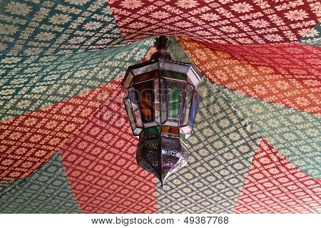 Traditional Moroccan lamp