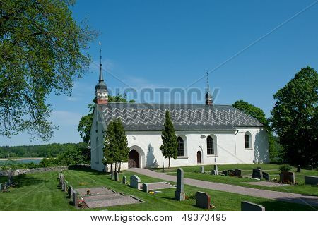The Church In Dalby, Uppland, Sweden