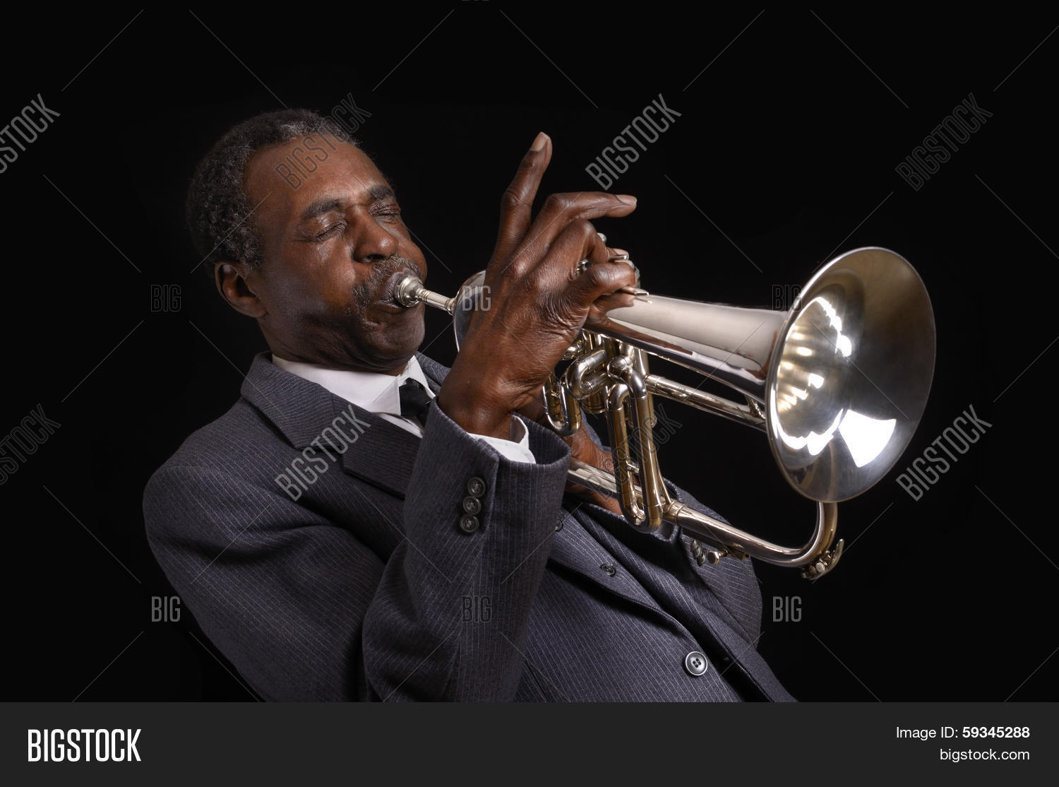 Black Jazz Flugelhorn Image & Photo (Free Trial) Bigstock