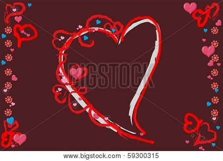decoration of the heart,