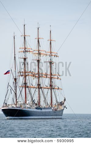 der Segelboot aft