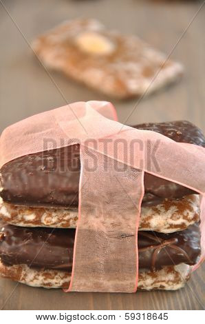 German Gingerbread Lebkuchen Cookies for Christmas