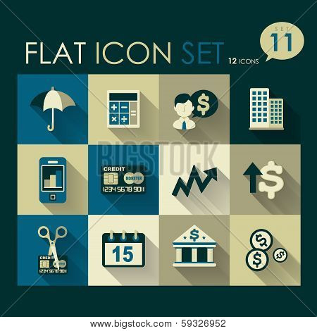 Investing & Finance Icon Set