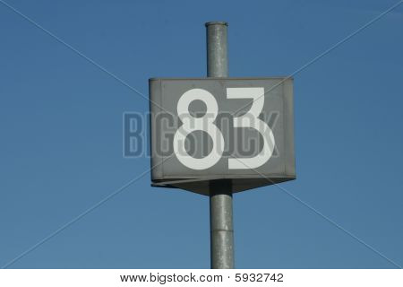 83 sign