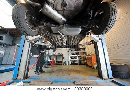 Car In Garage