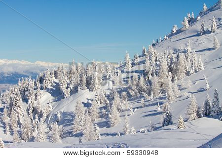Dolomites in winter
