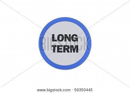 Long term road sign