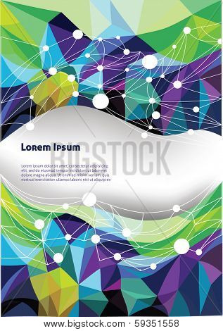 low-polly creative  abstract background vector illustration