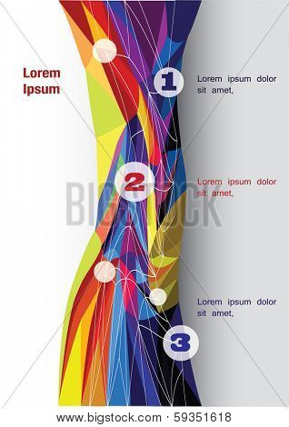 low-polly creative  abstract background vector illustration