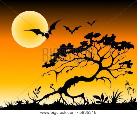 Halloween baggrund