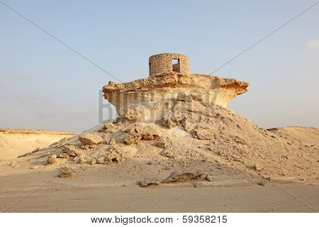 Fort In The Desert Of Qatar