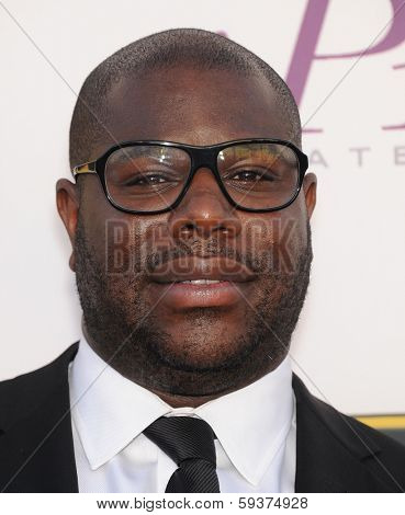 LOS ANGELES - JAN 16:  Steve McQueen arrives to the Critics' Choice Movie Awards 2014  on January 16, 2014 in Santa Monica, CA                