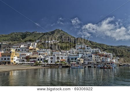 View Of Santangelo In Ischia Island