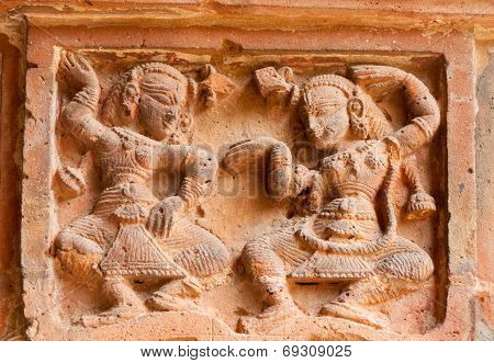 Figurines Made Of Terracotta, Bishnupur , India