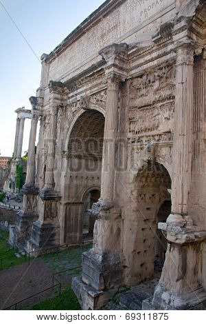 Roman empire ruins