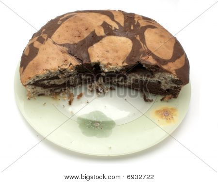 Torta su un piatto