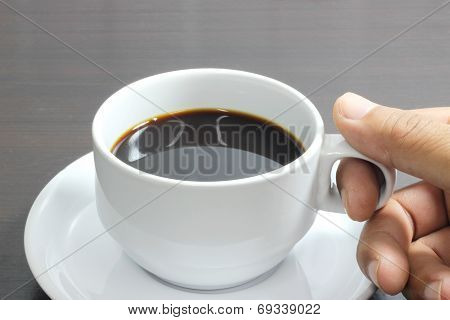 a cup of coffee