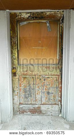 Weathered Entry Door
