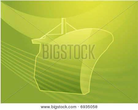 Skibet Naval Transport Illustration