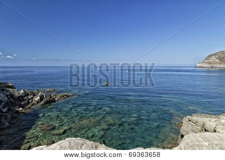 View Of Santangelo In Ischia Island