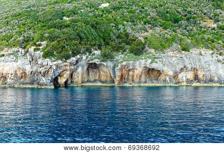 The Blue Caves In Zakynthos (greece)