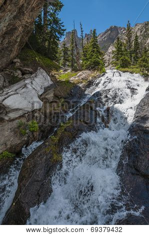 Waterfall Near Emerald Lake Colorado