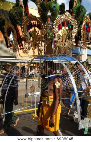 Singapore, januar 30, 2010 - Thaipusam festival i Little India.