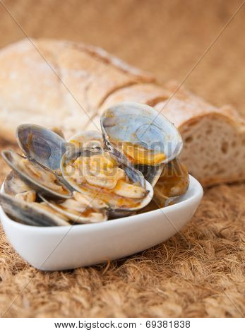 Clams Cooked In The Recipe 