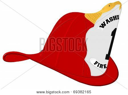 Vintage Fire Fighters Helmet