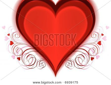 hjertet til Valentinsdag