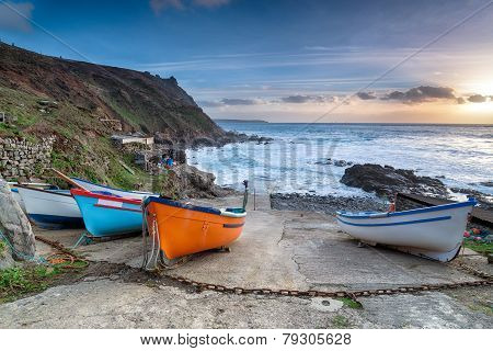 Fishing Boats At Priest's Cove