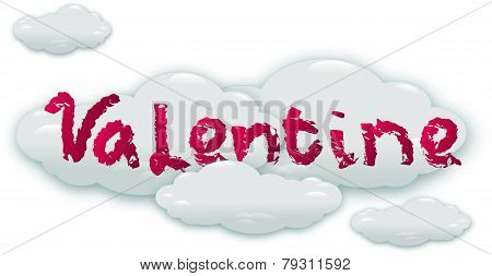 Valentine With Clouds