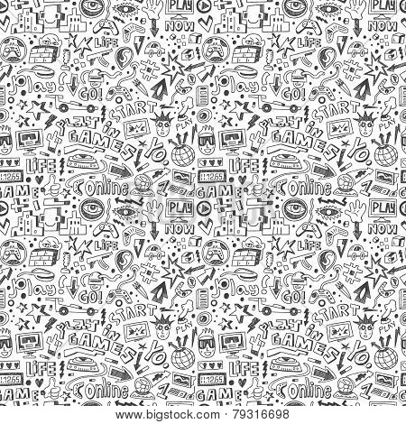 computer games - seamless background