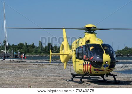 Medical dutch rescue helicopter