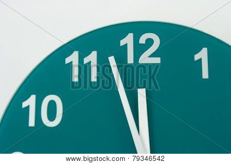 Clock Face Showing Two Minutes To Midnight