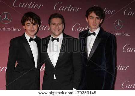 LOS ANGELES - JAN 3:  Alex Lawther, Allen Leech, Matthew Beard at the Palm Springs Film Festival Gala at a Convention Center on January 3, 2014 in Palm Springs, CA