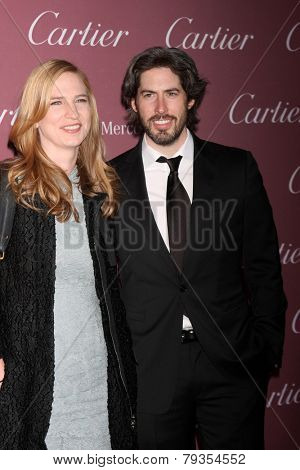 LOS ANGELES - JAN 3:  Helen Estabrook, Jason Reitman at the Palm Springs Film Festival Gala at a Convention Center on January 3, 2014 in Palm Springs, CA