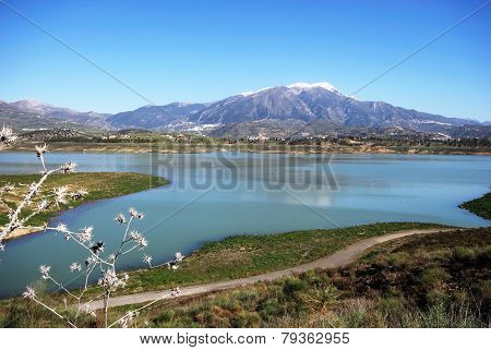 Lake Vinuela, Andalusia.
