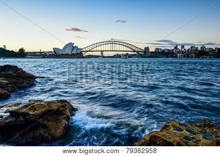 Sydney, Australia - December 29 , 2014 : Opera House And Harbour Bridge