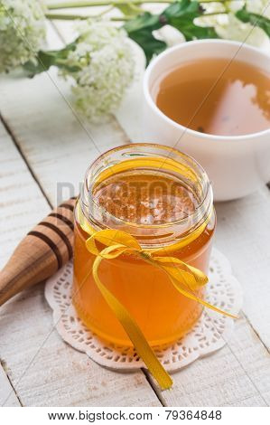 Fresh Honey And Tea