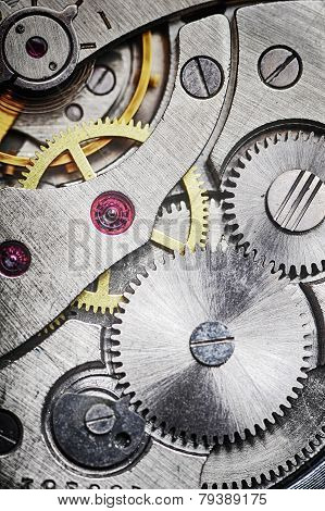 Watch Gears Close Up