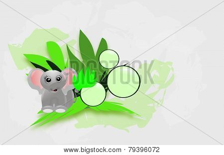 Jungle Decorated Background